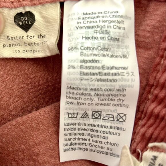 Madewell Womens Corduroy Rose Wide Leg Academia Indie Art Preppy Heritage Sz 27 - Picture 7 of 11